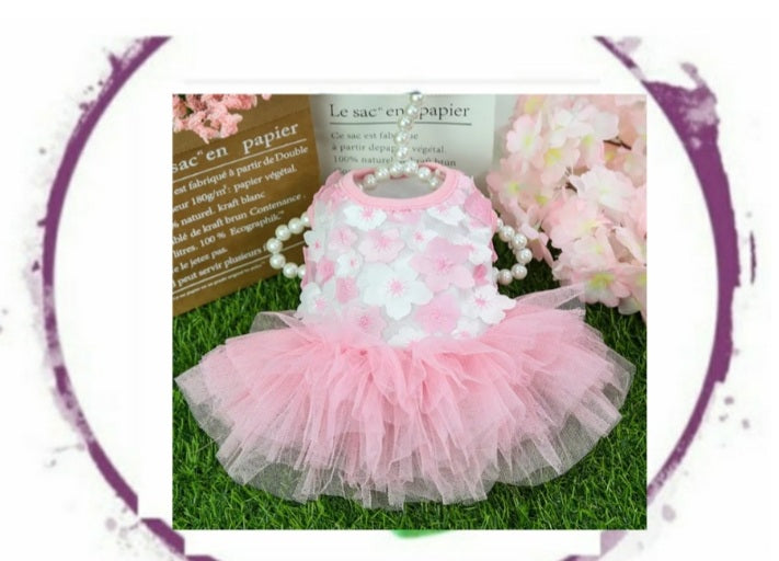 Dress - Cherry Blossom Pink Princess Tutu Dress