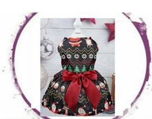 Load image into Gallery viewer, Dress - Santa Dress with Sash
