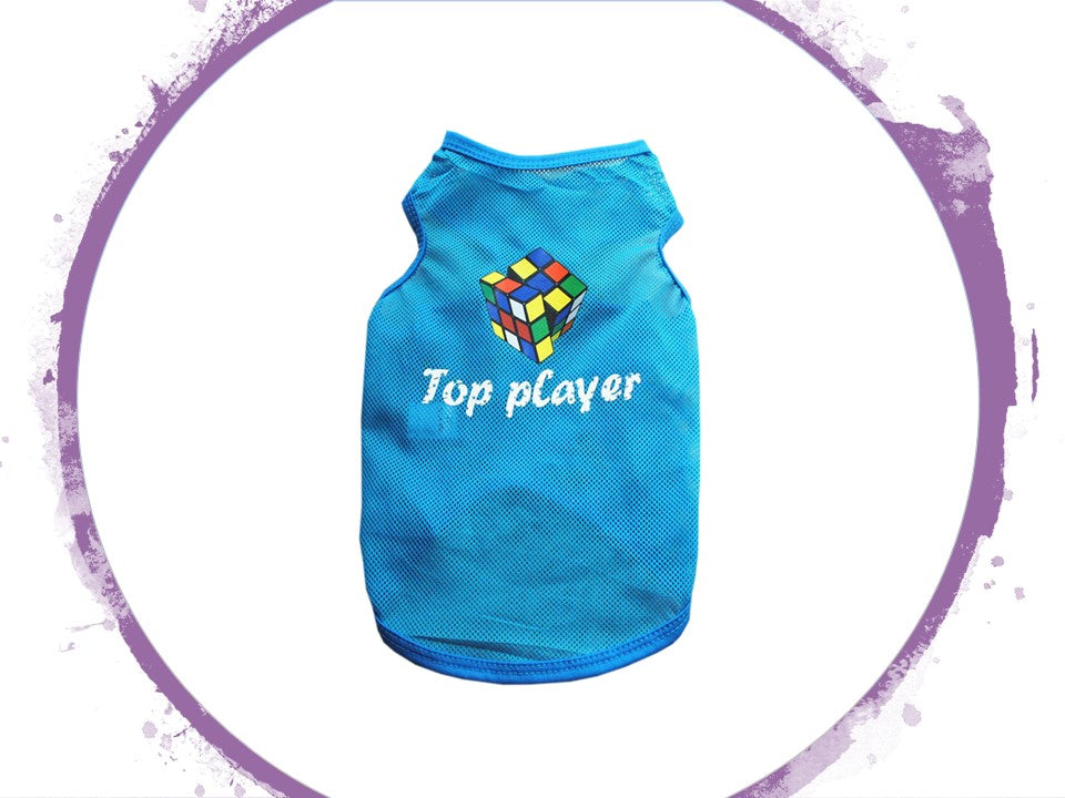 Vest/Mesh - Top Player with Rubik Cube