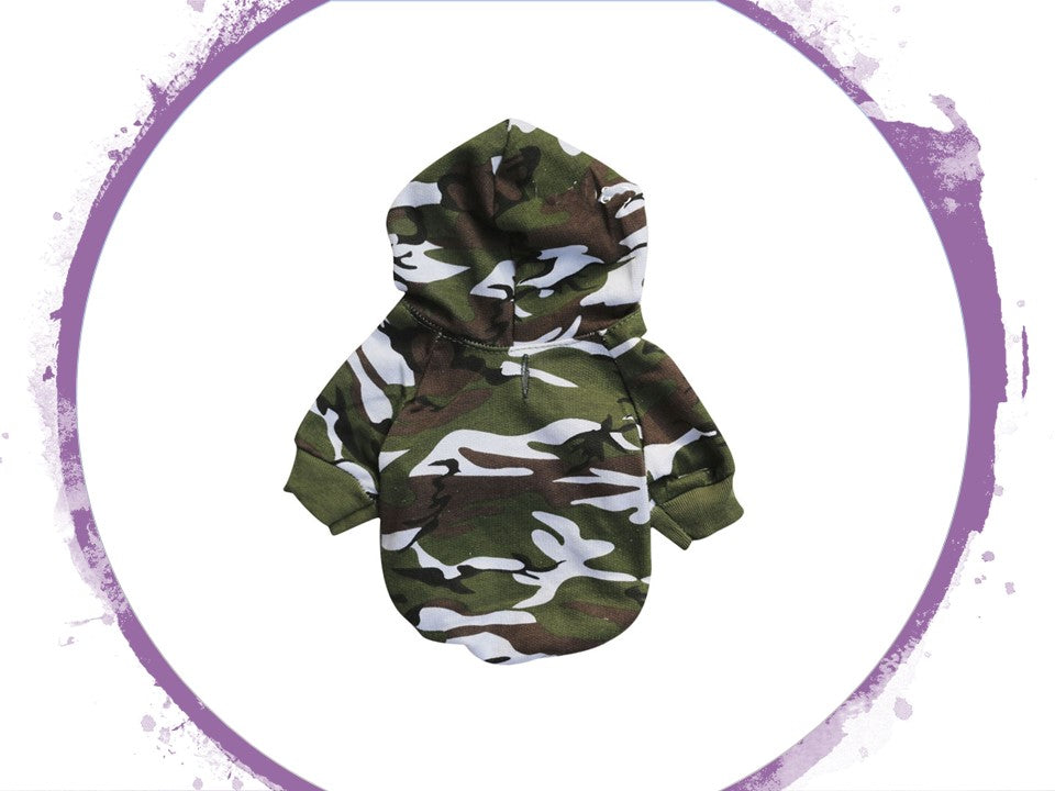 Hoodie - Army Camouflage Style