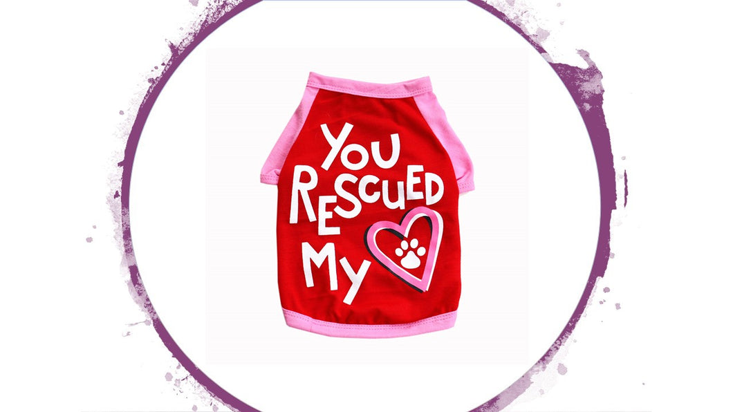 T-Shirt - You Rescued My Heart T- Shirt