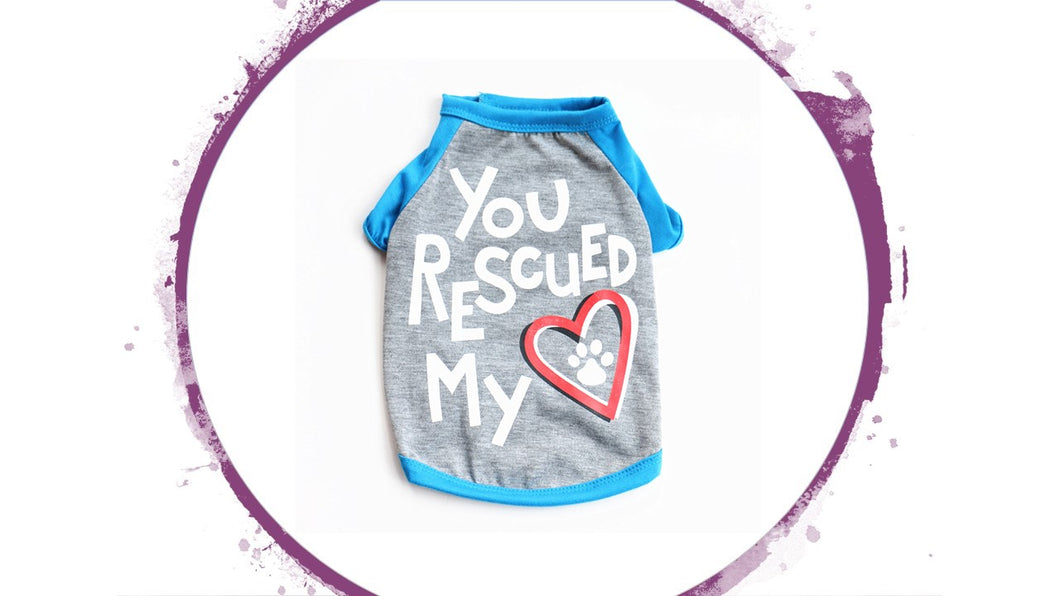 T-Shirt - You Rescued My Heart T- Shirt
